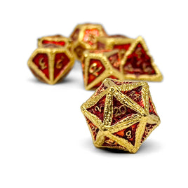 Pirate Dice - Cutlass Cove 7 Piece RPG set Alloy Metal Dice