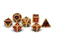 Pirate Dice - Cutlass Cove 7 Piece RPG set Alloy Metal Dice
