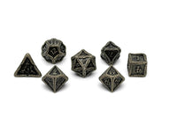 Pirate Dice - Pieces of 8 7 Piece RPG set Alloy Metal Dice