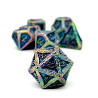 Pirate Dice - Rogue Wave 7 Piece RPG set Alloy Metal Dice