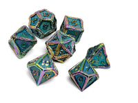 Pirate Dice - Secret Stash 7 Piece RPG set Alloy Metal Dice