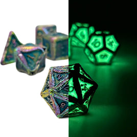 Pirate Dice - Secret Stash 7 Piece RPG set Alloy Metal Dice
