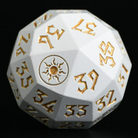 Plains Mana Spindown Metal D40