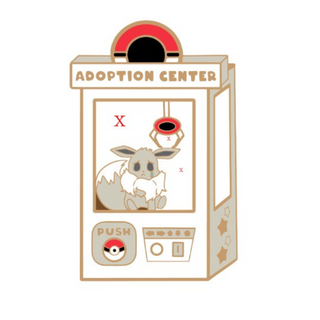 Pokemon: Shiny Eevee Adoption Center Enamel Pin