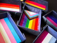Pride Dice Tray of Folding™ Magnetic - BiSexual