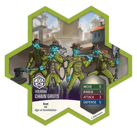 Heroscape: Age of Annihilation - Chain Gruts & Ramosaur Rider - Common Army Expansion
