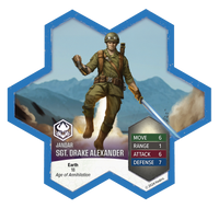 Heroscape: Age of Annihilation - Sgt. Drake Alexander Miniature Promo