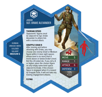 Heroscape: Age of Annihilation - Sgt. Drake Alexander Miniature Promo