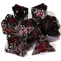 Which Way is Up? Metal RPG Dice Set | 7 Pieces