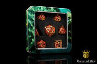 Dragons of Legend Metal RPG Dice Set | 7 Pieces