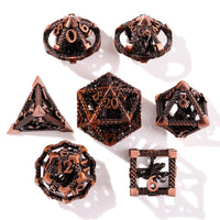 Bronze Kraken Metal RPG Dice Set | 7 Pieces
