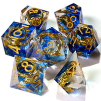 Lost Ring Sharp Edge RPG Dice Set | 7 Pieces