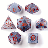 Gloomy Dockyard Sharp Edge RPG Dice | 7 Pieces