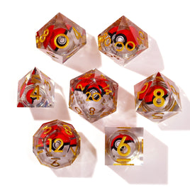 I Choose You! Liquid Core RPG Dice Set - 7 Pieces