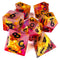 Golden Rose RPG Dice Set | 7 Pieces