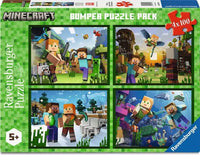 Ravensburger: Puzzle - Minecraft - Bumper Puzzle Pack
