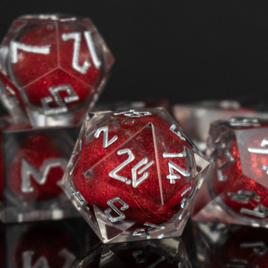 Ruby Slipper Liquid Core Dice Set
