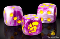 Alien Dice | Purple & Yellow