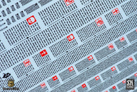 Latin Scripture | Waterslide Decals | Baron of Dice x Scumb4g Kustoms