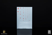 Latin Scripture | Waterslide Decals | Baron of Dice x Scumb4g Kustoms
