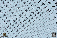 Nordic Runes A | Waterslide Decals | Baron of Dice x Scumb4g Kustoms