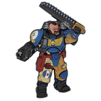Foam Brain Mystery Loot: 40K Enamel Pins - Ultramarines vs Tyranids
