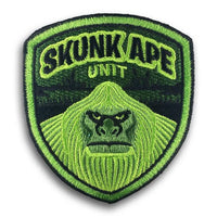 Skunk Ape Unit Embroidered Patch: Iron-on