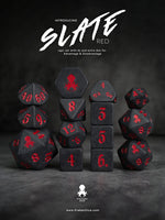 Kraken Slate 14 pc Slate TTRPG Dice Set