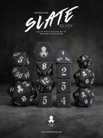 Kraken Slate 14 pc Slate TTRPG Dice Set