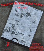 Snowy Tundra | Neoprene Battle Mat with Bag | Baron of Dice
