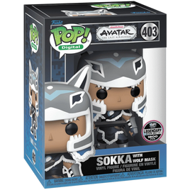Pop! Digital Avatar Legends x Funko: Sokka With Wolf Mask NFT Legendary #403 LE1800
