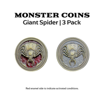 Monster Coins - Giant Spider - 3 Pack