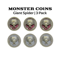Monster Coins - Giant Spider - 3 Pack