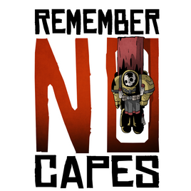 Premium Vinyl Stickers - All Heroes Wear Capes
