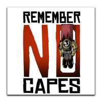 Premium Vinyl Stickers - All Heroes Wear Capes
