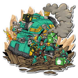 Premium Vinyl Stickers - Crucible Guard