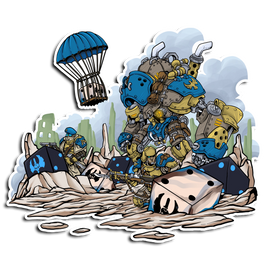 Premium Vinyl Stickers - Cygnar |  Gravediggers