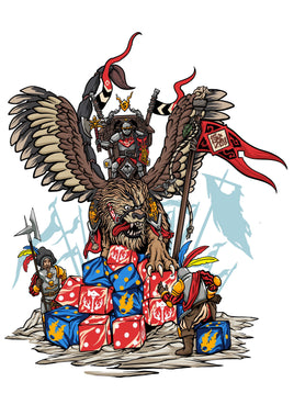 Premium Vinyl Stickers - Hippogryph Knight