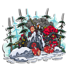 Premium Vinyl Stickers - Khador | Winter Korps