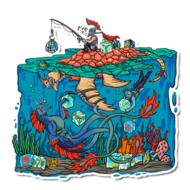 Premium Vinyl Stickers - Sea Elves