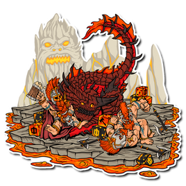 Premium Vinyl Stickers - Slayer Dwarves