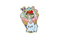 Studio Ghibli: Princess Monoke Ice Cream Enamel Pin