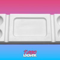 Turbo Dork: Paint Tools - Silicone Dry Palette - White - Large