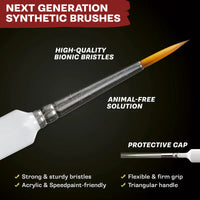 Army Painter Tools: Wargamer Brush - Basecoating 5