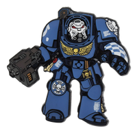Foam Brain Mystery Loot: 40K Enamel Pins - Ultramarines vs Tyranids