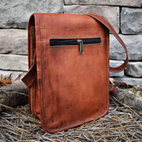 The Pathfinder Leather Flap Satchel - Medium