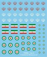 Team Yankee: Iranian Decal Set