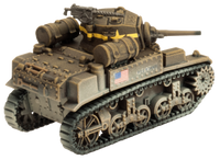 Flames of War: American M3 Stuart Light Tank Platoon (Mid War)