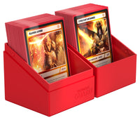 Ultimate Guard Boulder 100+ Solid Color Red Deck Box
