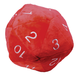 Ultra PRO: Plush - D20 Novelty Dice - Jumbo - Red